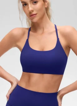 Butterluxe Twist Cross Back Sports Bra
