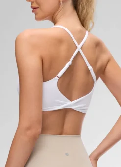Butterluxe Twist Cross Back Sports Bra
