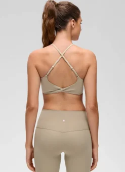 Butterluxe Twist Cross Back Sports Bra