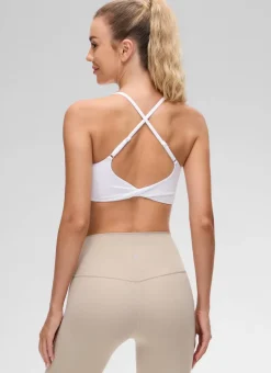 Butterluxe Twist Cross Back Sports Bra