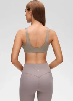 Butterluxe Twist V Neck U Back Sports Bra
