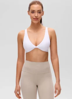 Butterluxe Twist V Neck U Back Sports Bra