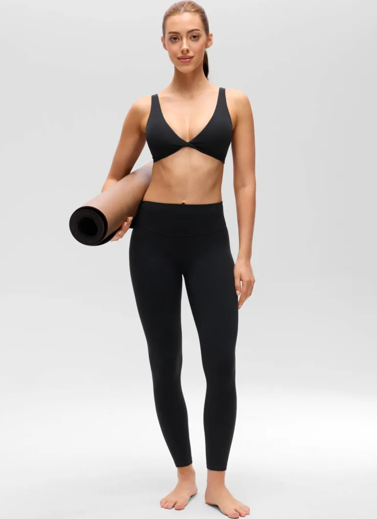 Butterluxe Twist V Neck U Back Sports Bra