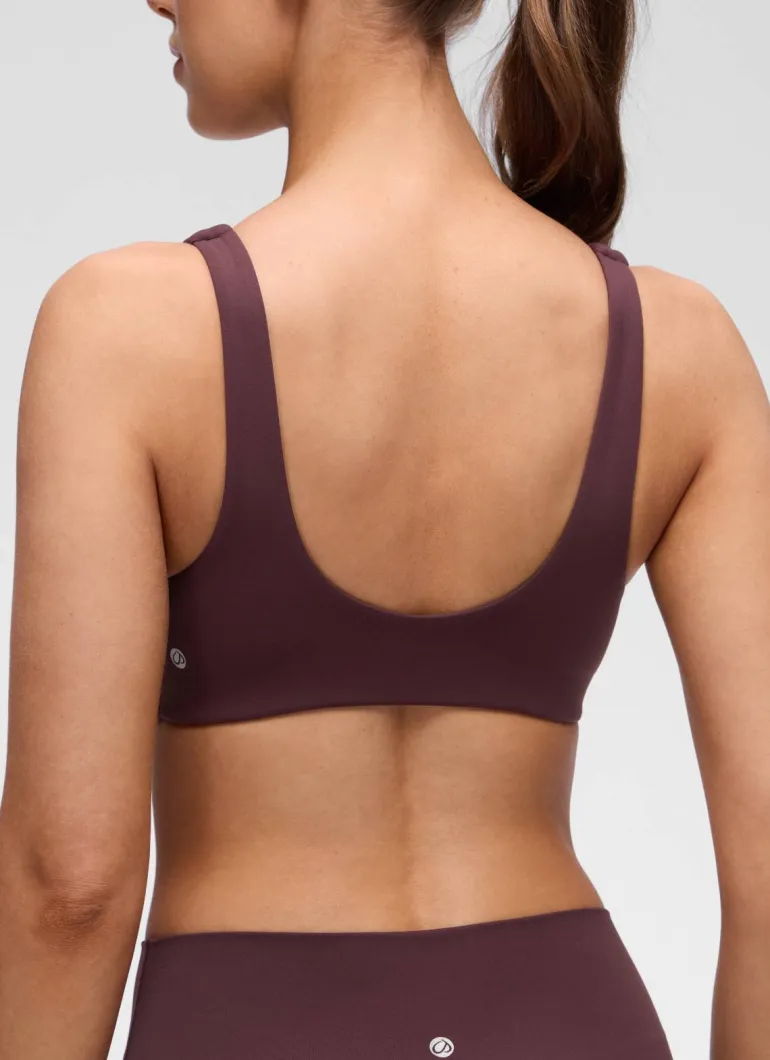 Butterluxe Twist V Neck U Back Sports Bra