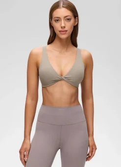 Butterluxe Twist V Neck U Back Sports Bra