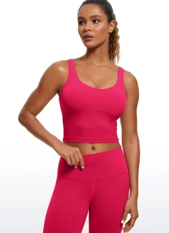 Butterluxe U Back Longline Built-in Bra Tanks