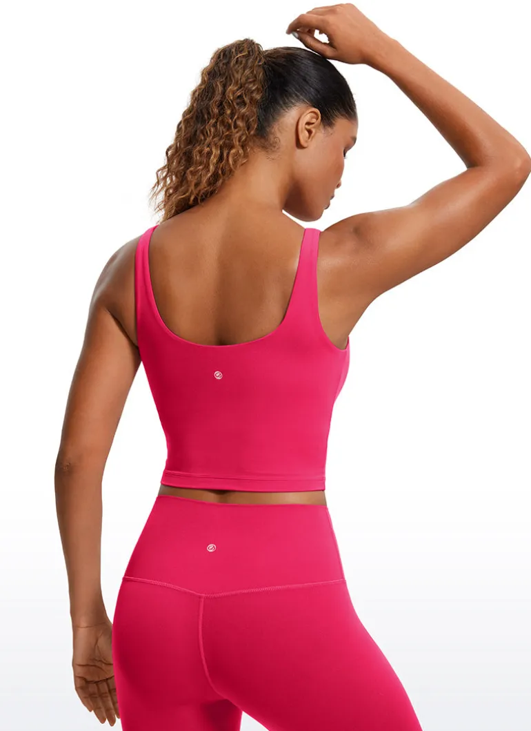 Butterluxe U Back Longline Built-in Bra Tanks