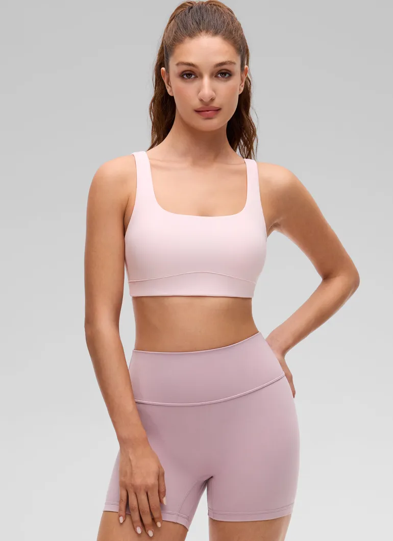 Butterluxe U Back Wide Straps Sports Bra