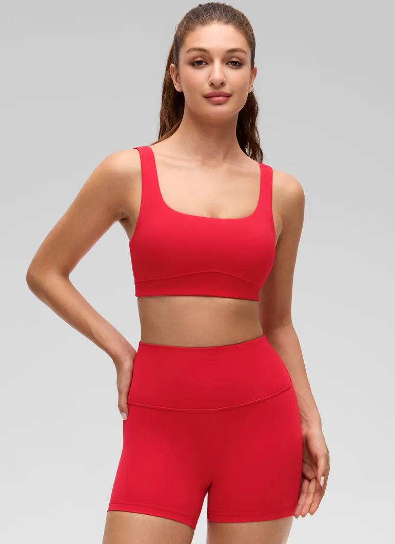 Butterluxe U Back Wide Straps Sports Bra