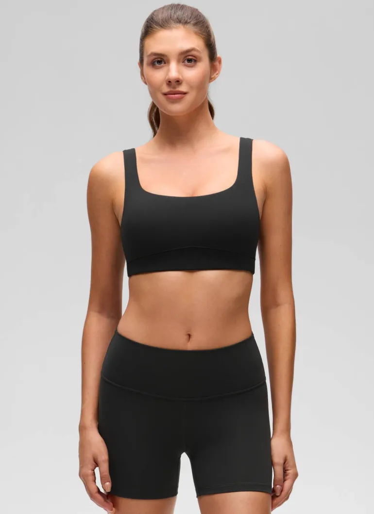 Butterluxe U Back Wide Straps Sports Bra