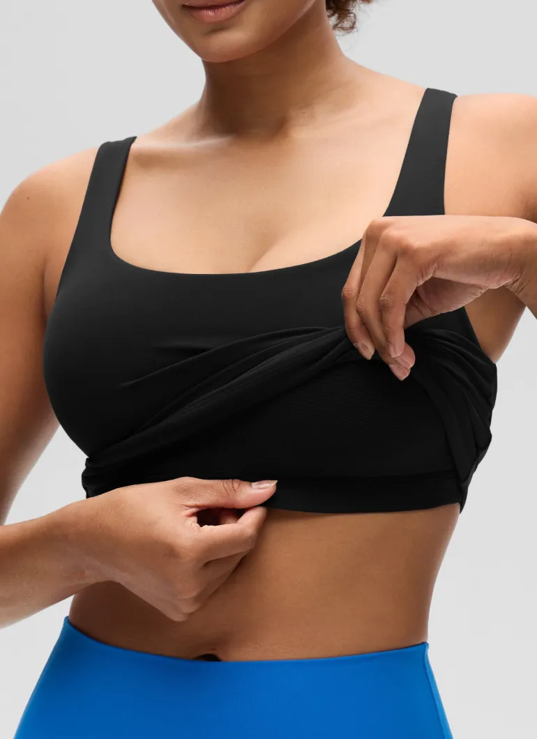 Butterluxe U Neck Built in Bra Tank