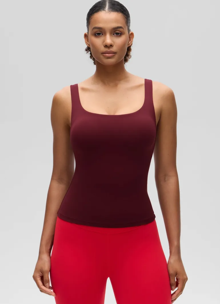 Butterluxe U Neck Built in Bra Tank