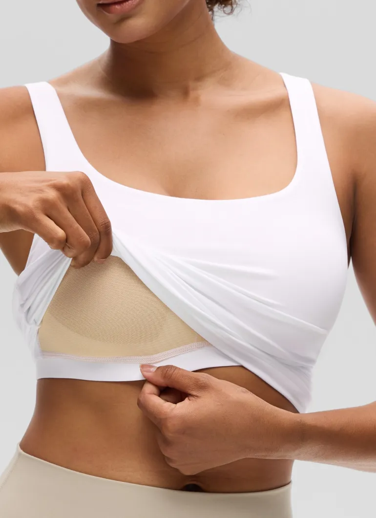 Butterluxe U Neck Built in Bra Tank