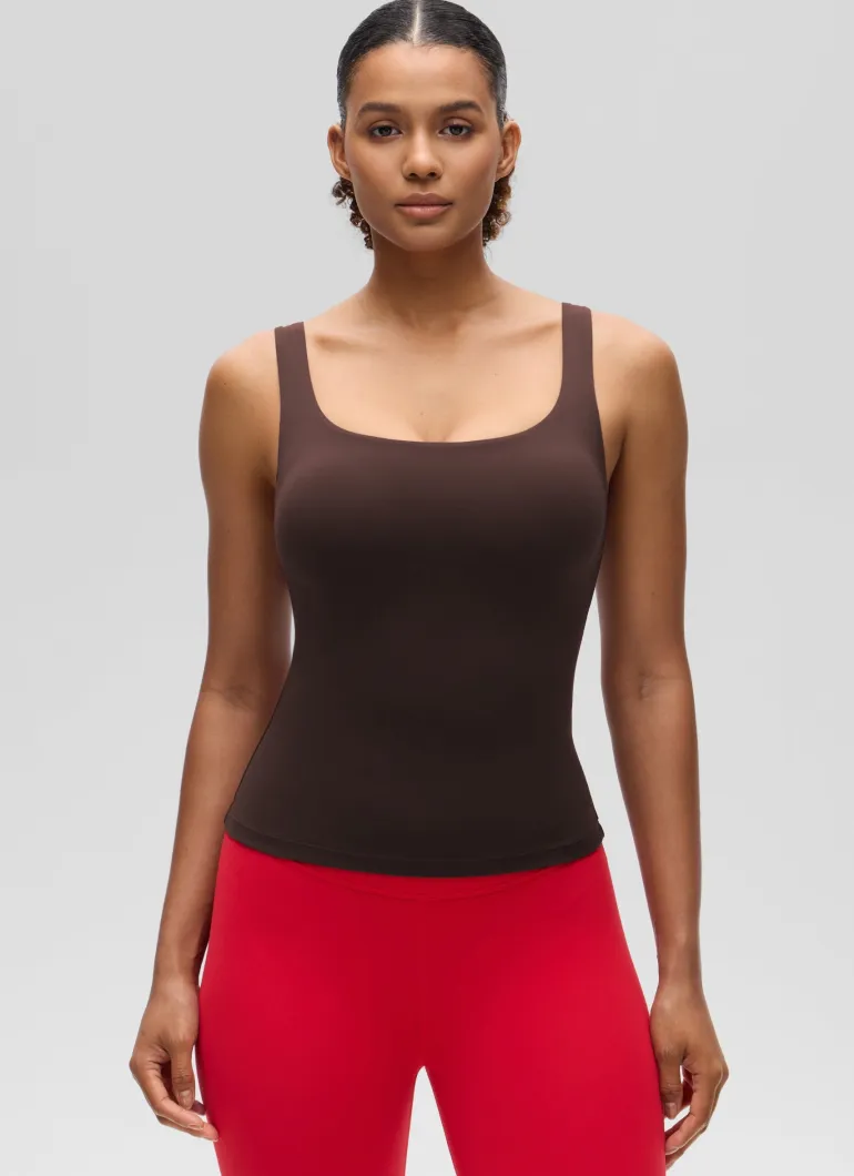 Butterluxe U Neck Built in Bra Tank