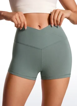 Butterluxe V Cross Waist Shorts 3"