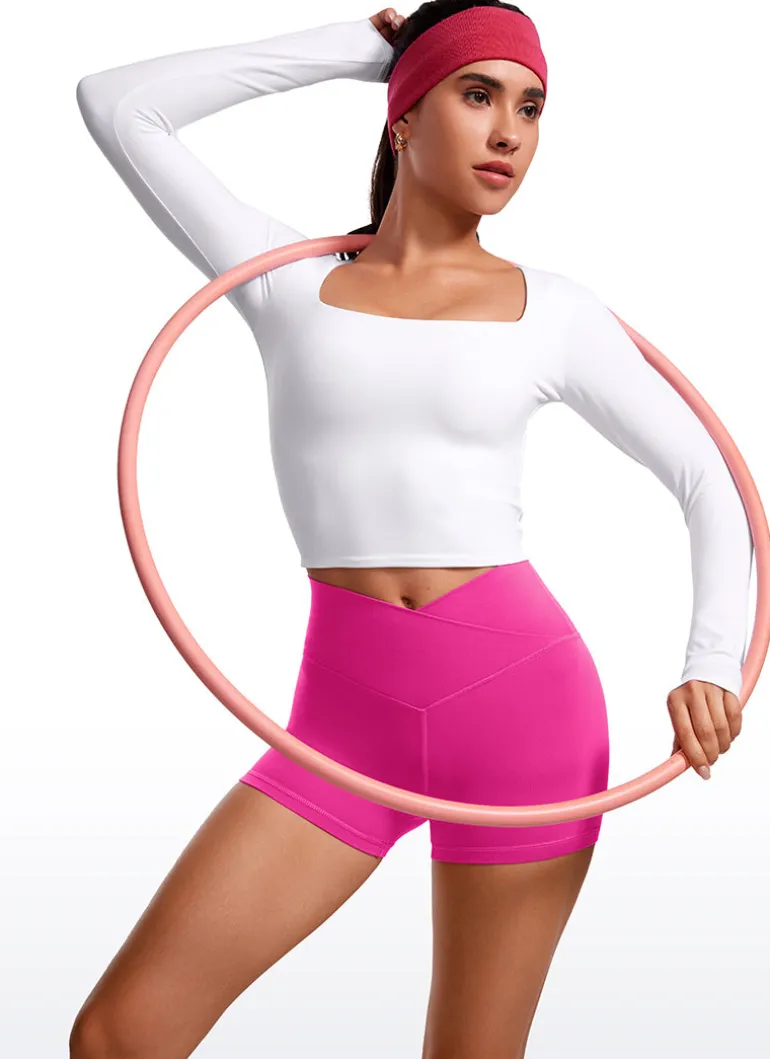 Butterluxe V Cross Waist Shorts 3"