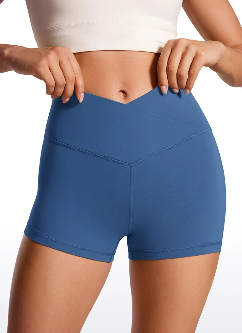Butterluxe V Cross Waist Shorts 3"
