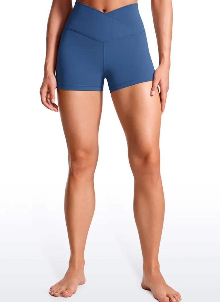Butterluxe V Cross Waist Shorts 3"