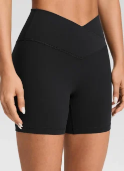Butterluxe V Cross Waist Shorts 5"