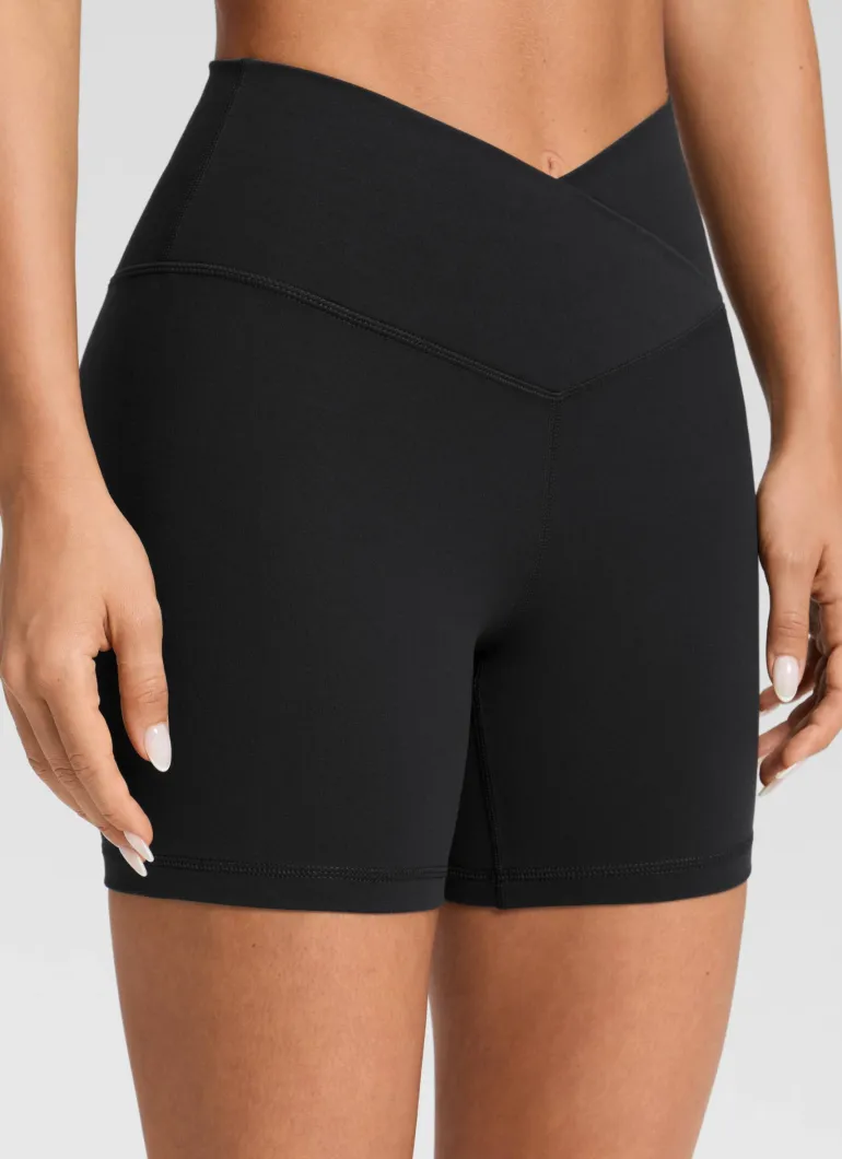 Butterluxe V Cross Waist Shorts 5"