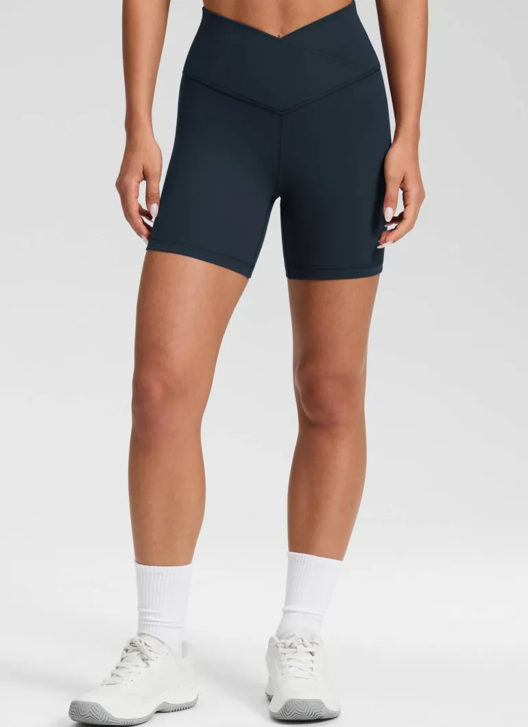 Butterluxe V Cross Waist Shorts 5"