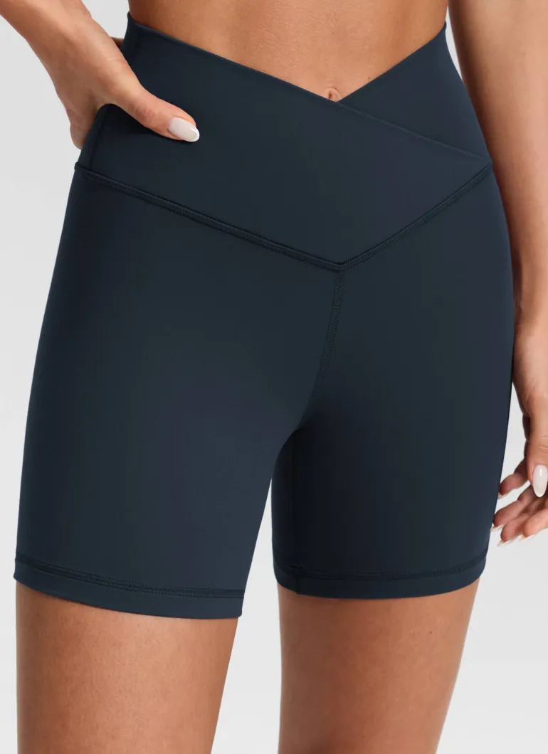 Butterluxe V Cross Waist Shorts 5"