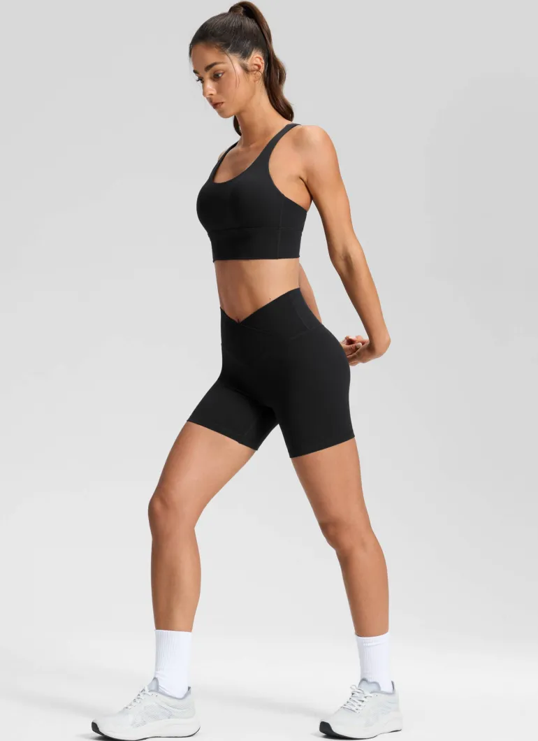 Butterluxe V Cross Waist Shorts 5"
