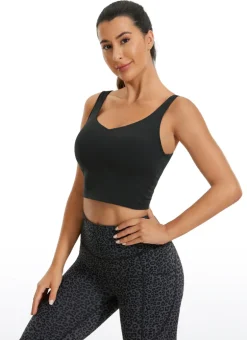 Butterluxe V Neck Built in Bra Tank