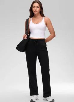 Butterluxe V Neck Cross Back Built in Bra Tank