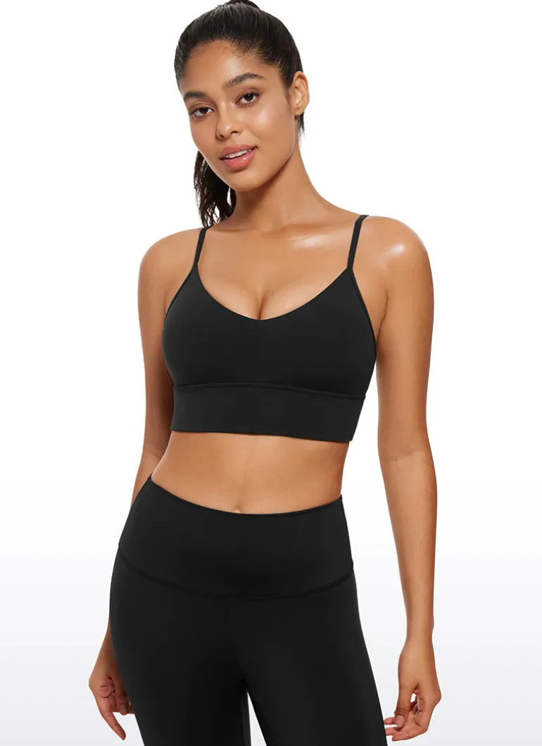 Butterluxe V Neck Longline Sports Bra