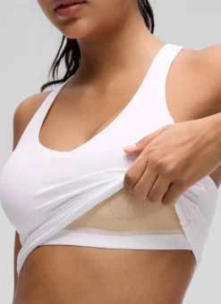 Butterluxe V Neck Racerback Shelf Bra Tank