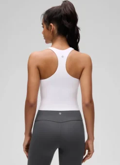Butterluxe V Neck Racerback Shelf Bra Tank