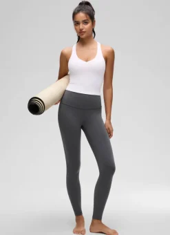 Butterluxe V Neck Racerback Shelf Bra Tank