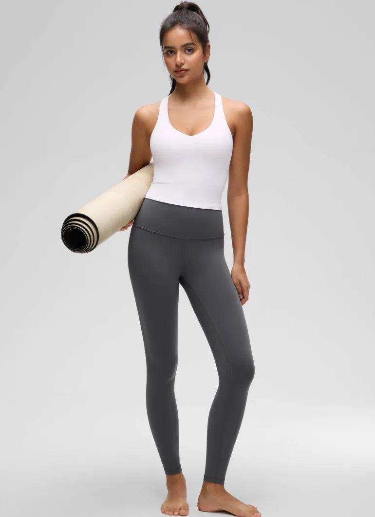 Butterluxe V Neck Racerback Shelf Bra Tank