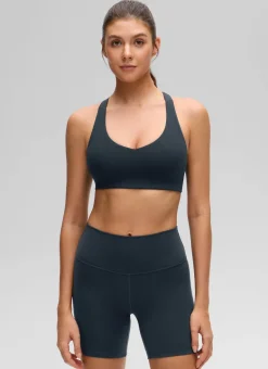 Butterluxe V Neck Racerback Sports Bra