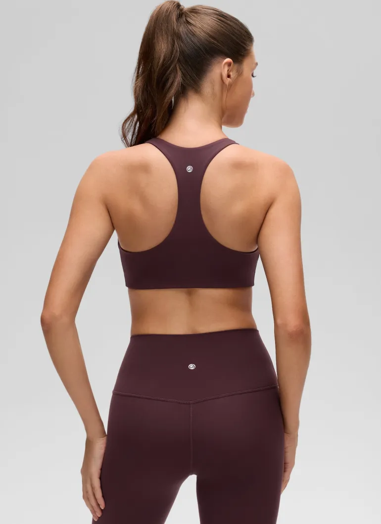 Butterluxe V Neck Racerback Sports Bra