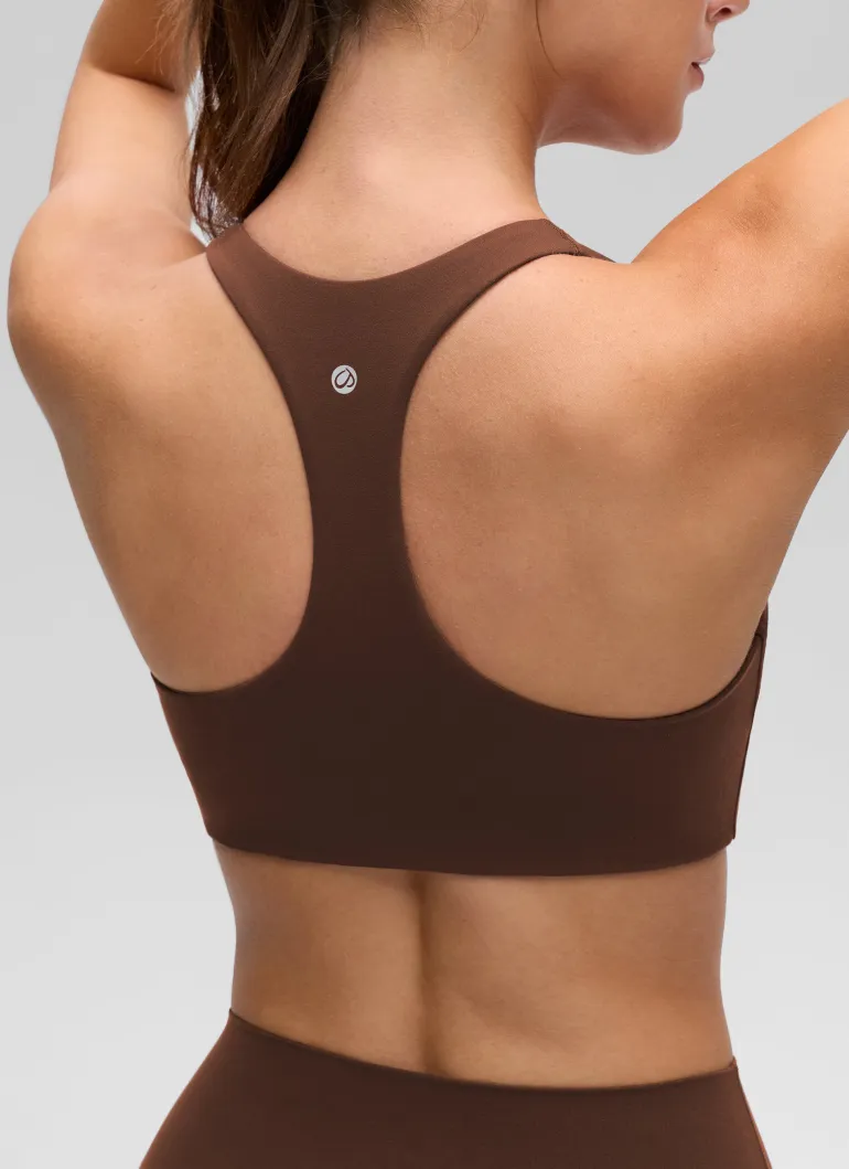 Butterluxe V Neck Racerback Sports Bra
