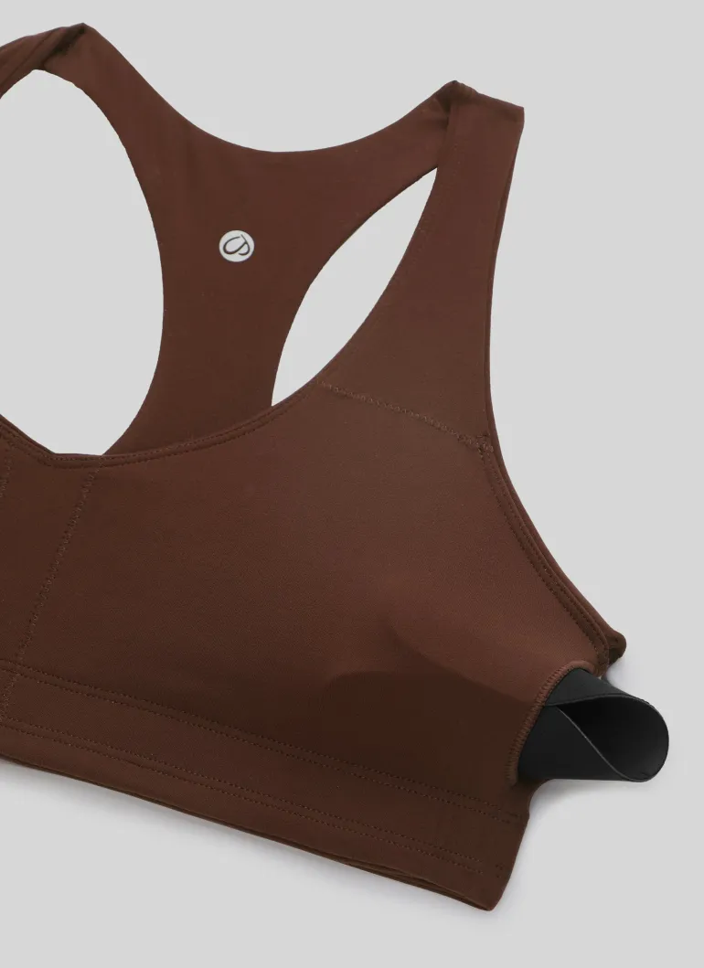 Butterluxe V Neck Racerback Sports Bra