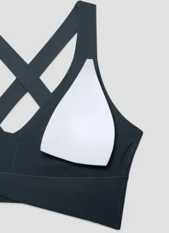 Butterluxe V Neck Ruched Longline Bras