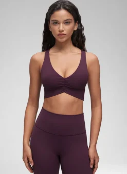 Butterluxe V Neck Ruched Longline Bras