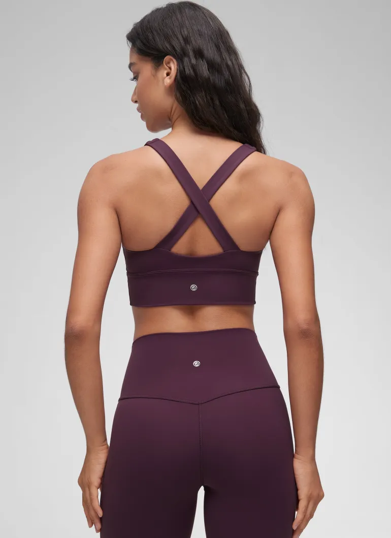 Butterluxe V Neck Ruched Longline Bras