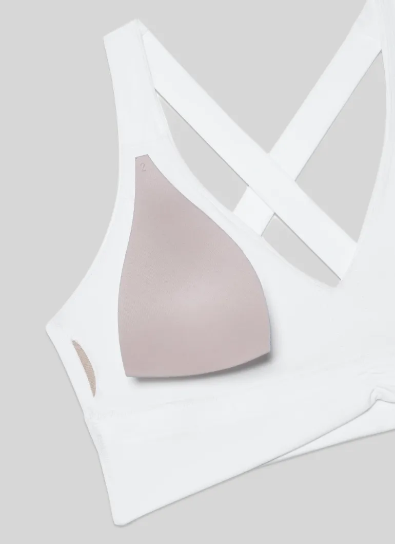 Butterluxe V Neck Ruched Longline Bras