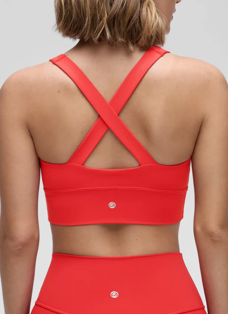 Butterluxe V Neck Ruched Longline Bras