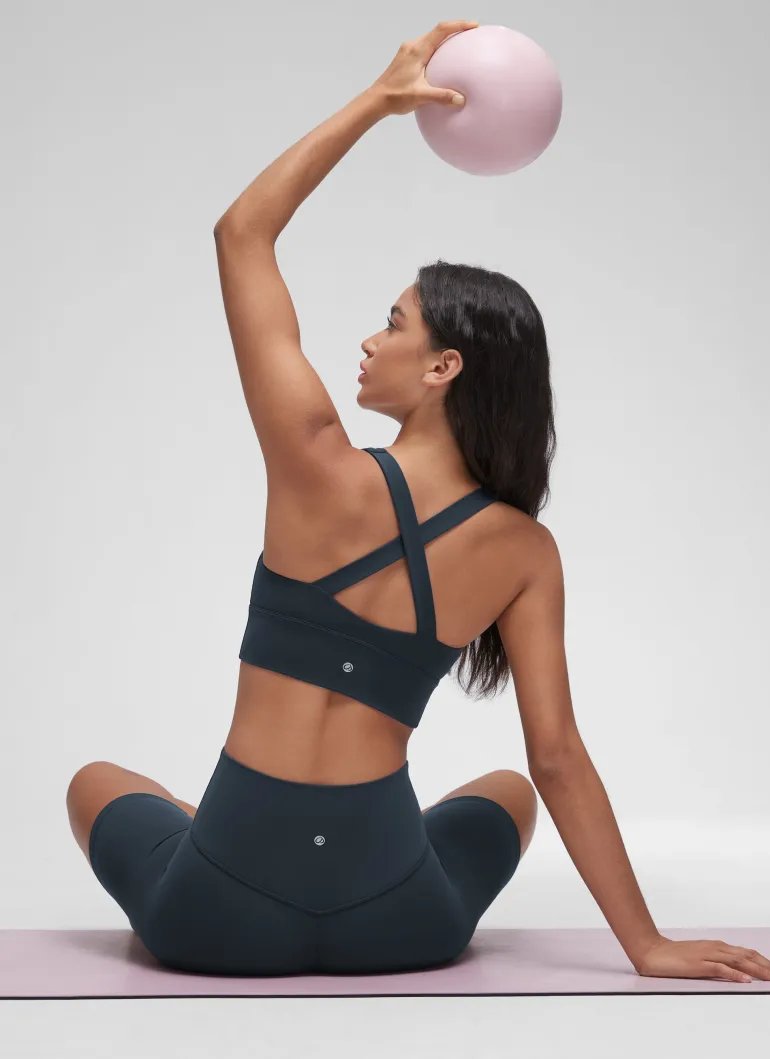 Butterluxe V Neck Ruched Longline Bras