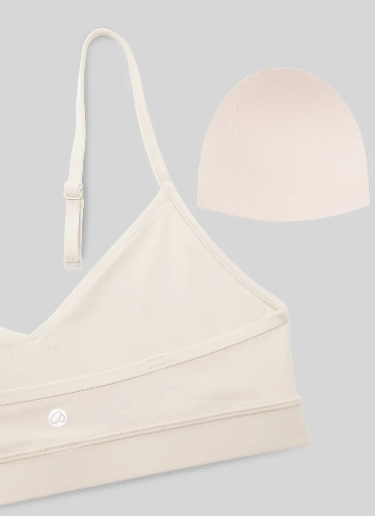 Butterluxe V Neck Spaghetti Strap Bra