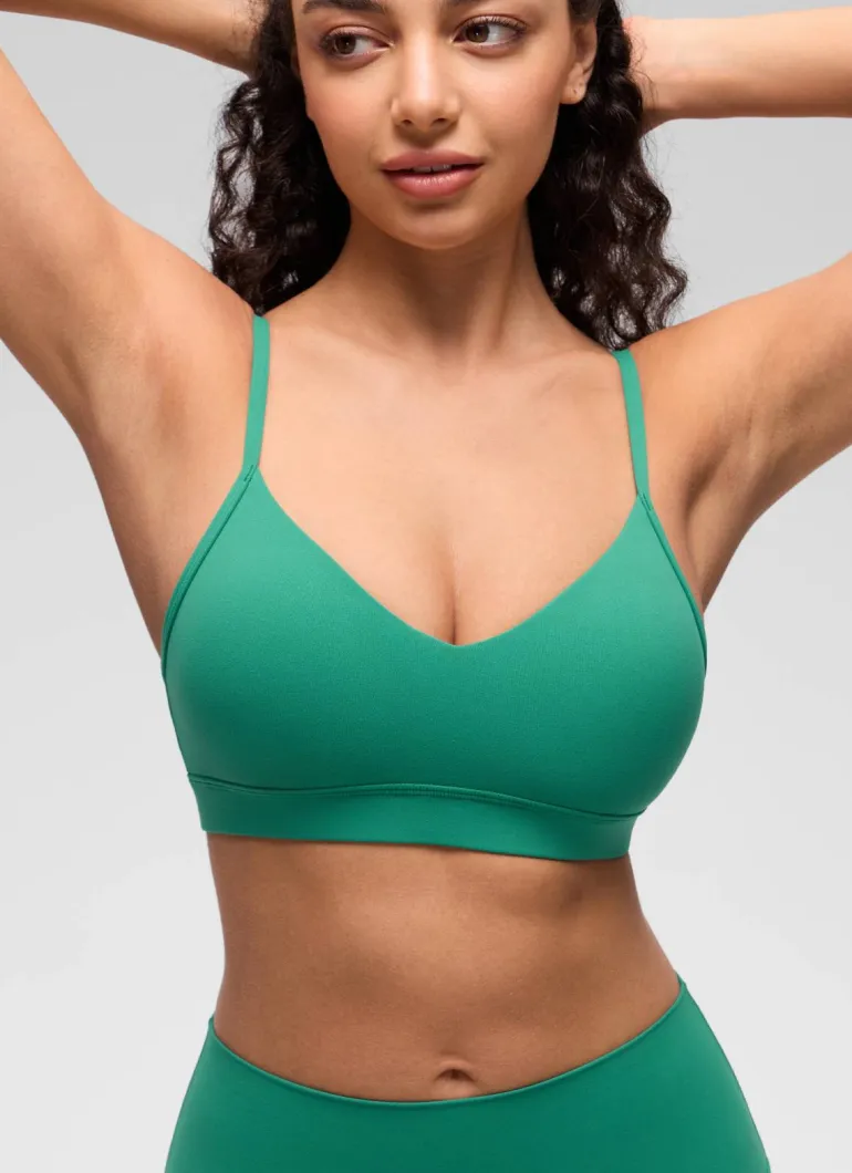 Butterluxe V Neck Spaghetti Strap Bra