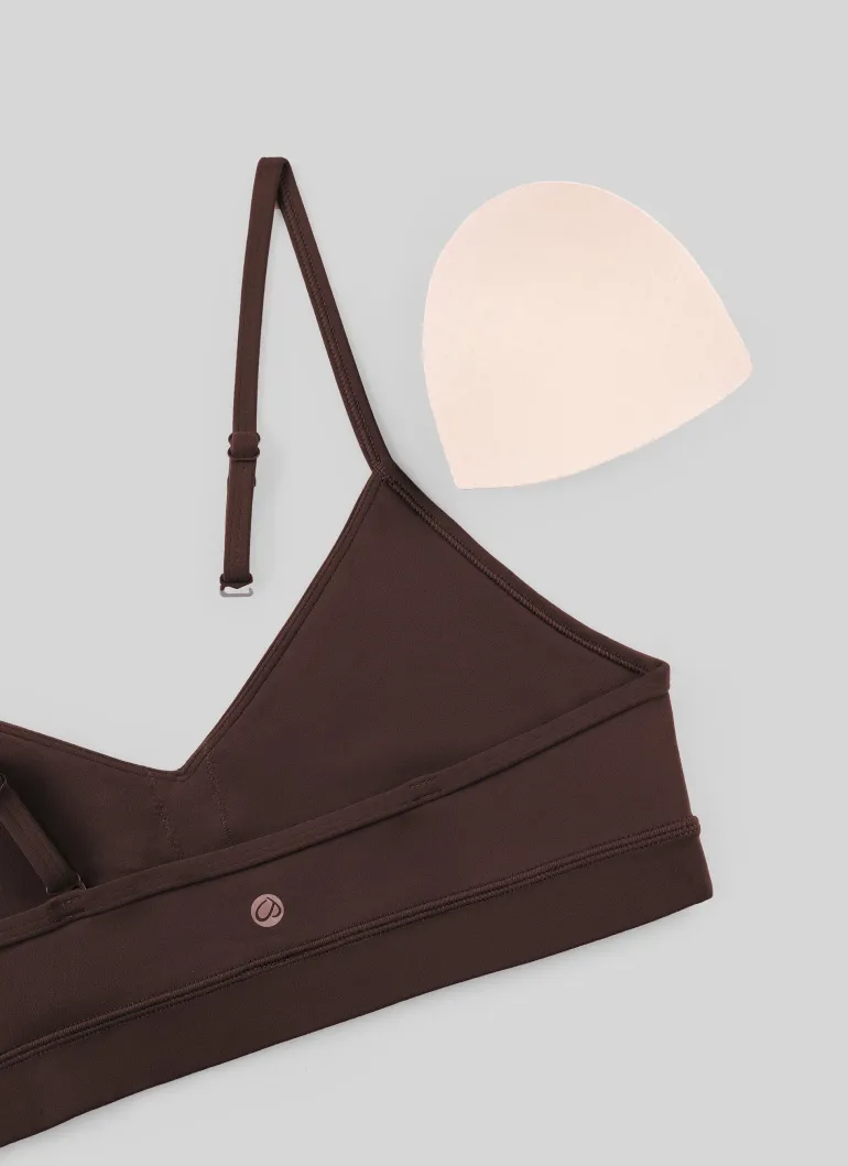 Butterluxe V Neck Spaghetti Strap Bra