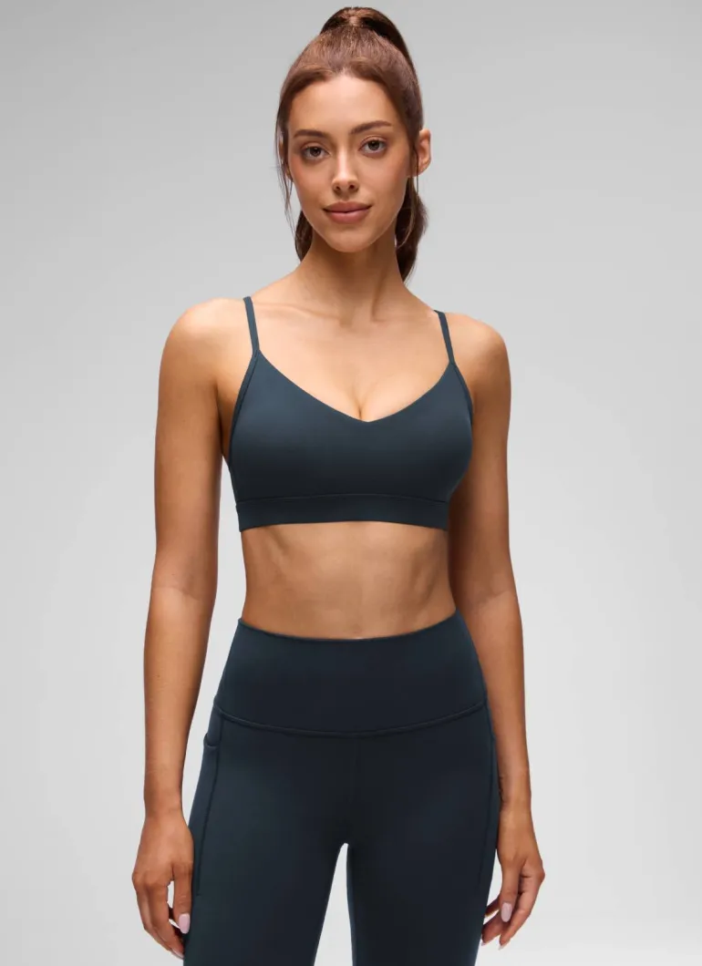 Butterluxe V Neck Spaghetti Strap Bra