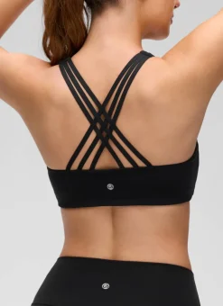 Butterluxe V Neck Strappy Sports Bra