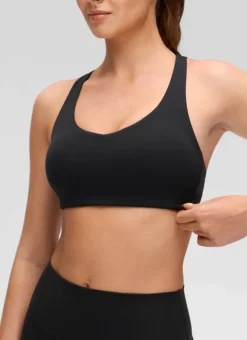 Butterluxe V Neck Strappy Sports Bra